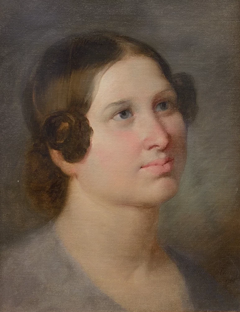 Giovanni Carnovali - volto di donna